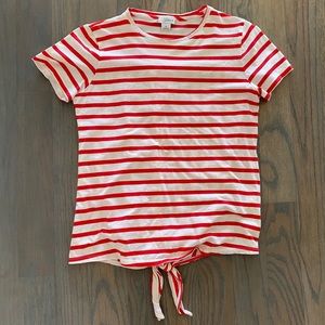 J Crew Stripped Tee